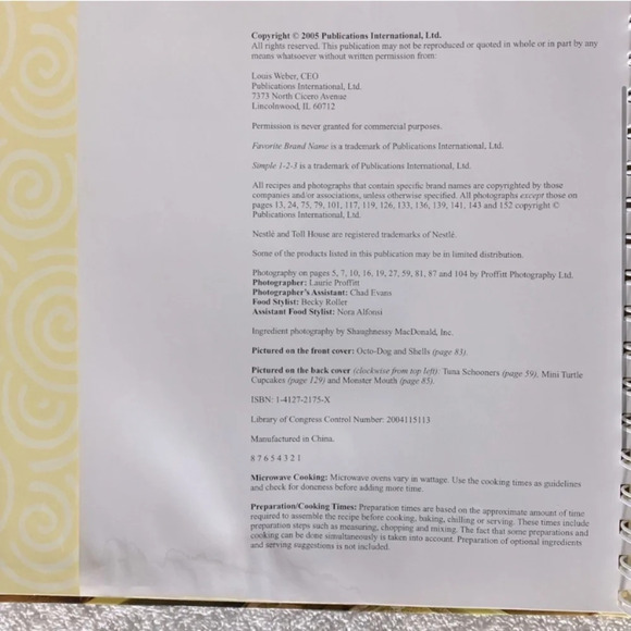 Favourite Brand Name Simple 1-2-3 Cooking For Kids Cookbook - Picture 2 of 13